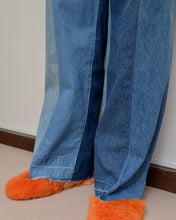 画像をギャラリービューアに読み込む, PANEL DENIM SLACKS / 02 size A
