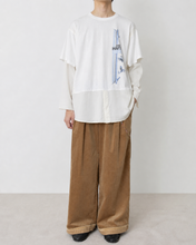 画像をギャラリービューアに読み込む, Fake layered T-shirt / WHITE_A
