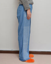 画像をギャラリービューアに読み込む, PANEL DENIM SLACKS / 02 size A
