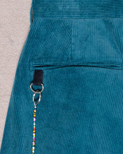 画像をギャラリービューアに読み込む, Deep tuck wide pants / corduroy / Deep green

