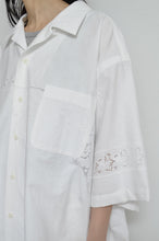 Load image into Gallery viewer, TABLE CLOTH OPEN COLLAR SH / OFF WHITE_02
