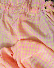 画像をギャラリービューアに読み込む, SHORT SLEEVE JUMP SUIT / PNK CHECK / 00 size
