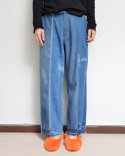 画像をギャラリービューアに読み込む, [26-27AW予約アイテム]Denim easy panel slacks "PGR"
