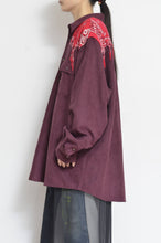 Load image into Gallery viewer, BANDANA FRINGE FAKE SUEDE SH / RED
