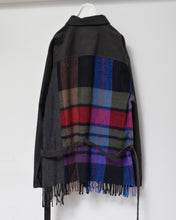 Load image into Gallery viewer, Muffler short blouson / Charcoal_A
