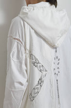 画像をギャラリービューアに読み込む, TABLE CLOTH ZIP-UP HOODIE/WHT/02 size_001
