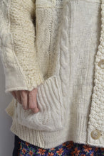 Load image into Gallery viewer, SWITCHING KNIT C/D（FISHERMAN&#39;S SWEATER)_GREEN_01
