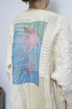 Load image into Gallery viewer, SWITCHING KNIT C/D（FISHERMAN&#39;S SWEATER)_GREEN_01size
