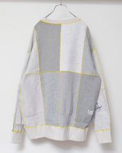 画像をギャラリービューアに読み込む, Panel sweat pullover contrast stitch / 02size_C
