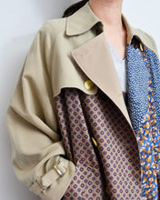 Load image into Gallery viewer, FLORAL TRENCH COAT/BEIGE/01 size B
