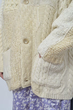 Load image into Gallery viewer, SWITCHING KNIT C/D（FISHERMAN&#39;S SWEATER)_YELLOW_01size
