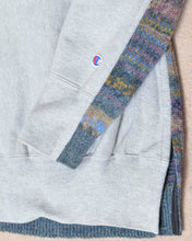 画像をギャラリービューアに読み込む, Sweat × knit switch pullover_E
