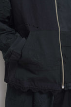 画像をギャラリービューアに読み込む, TABLE CLOTH ZIP-UP HOODIE/BLK/01 size_001
