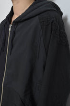 画像をギャラリービューアに読み込む, TABLE CLOTH ZIP-UP HOODIE/BLK/01 size_001
