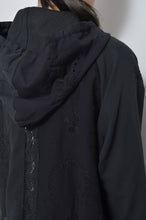 画像をギャラリービューアに読み込む, TABLE CLOTH ZIP-UP HOODIE/BLK/01 size_001
