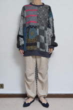 Load image into Gallery viewer, SWITCHING KNIT P/O（COSBY SWEATER)_02
