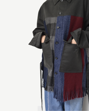 Load image into Gallery viewer, Muffler short blouson / Charcoal_B
