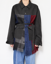 Load image into Gallery viewer, Muffler short blouson / Charcoal_B
