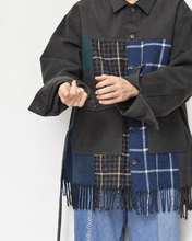 Load image into Gallery viewer, Muffler short blouson / Charcoal_A
