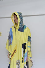 Load image into Gallery viewer, CUT AND CONNECTED C/C/L PONCHO / NEON YELLOW
