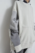 Load image into Gallery viewer, QUILT HOODIE/L GRY_02_B
