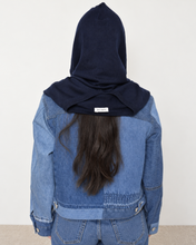画像をギャラリービューアに読み込む, Knit hood wrap_A
