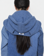 Load image into Gallery viewer, Knit hood wrap_C
