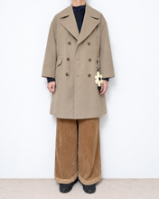 画像をギャラリービューアに読み込む, Flower charm pea coat / peach skin
