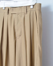 Load image into Gallery viewer, [27SS 予約アイテム] Tencel Wide Tuck Pants
