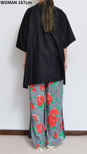Load image into Gallery viewer, OPEN COLLAR SH_BLK PAISLEY
