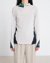 画像をギャラリービューアに読み込む, RIB Hi-NECK T/BEIGE_02
