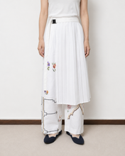 Load image into Gallery viewer, PLEATED WRAP SK_WHITE
