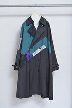 Load image into Gallery viewer, REMIX TRENCH COAT/NAV/01
