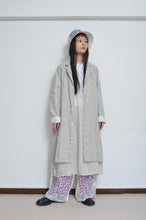 Load image into Gallery viewer, LINEN LONG COAT / 02_WHT
