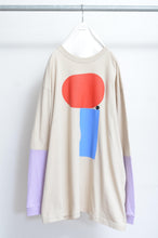 Load image into Gallery viewer, SWITCHING SLEEVE L/S T_ 01 / BEIGE*Mi
