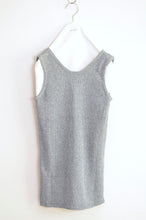 Load image into Gallery viewer, MESH KNIT TANK TOP / B.GRY
