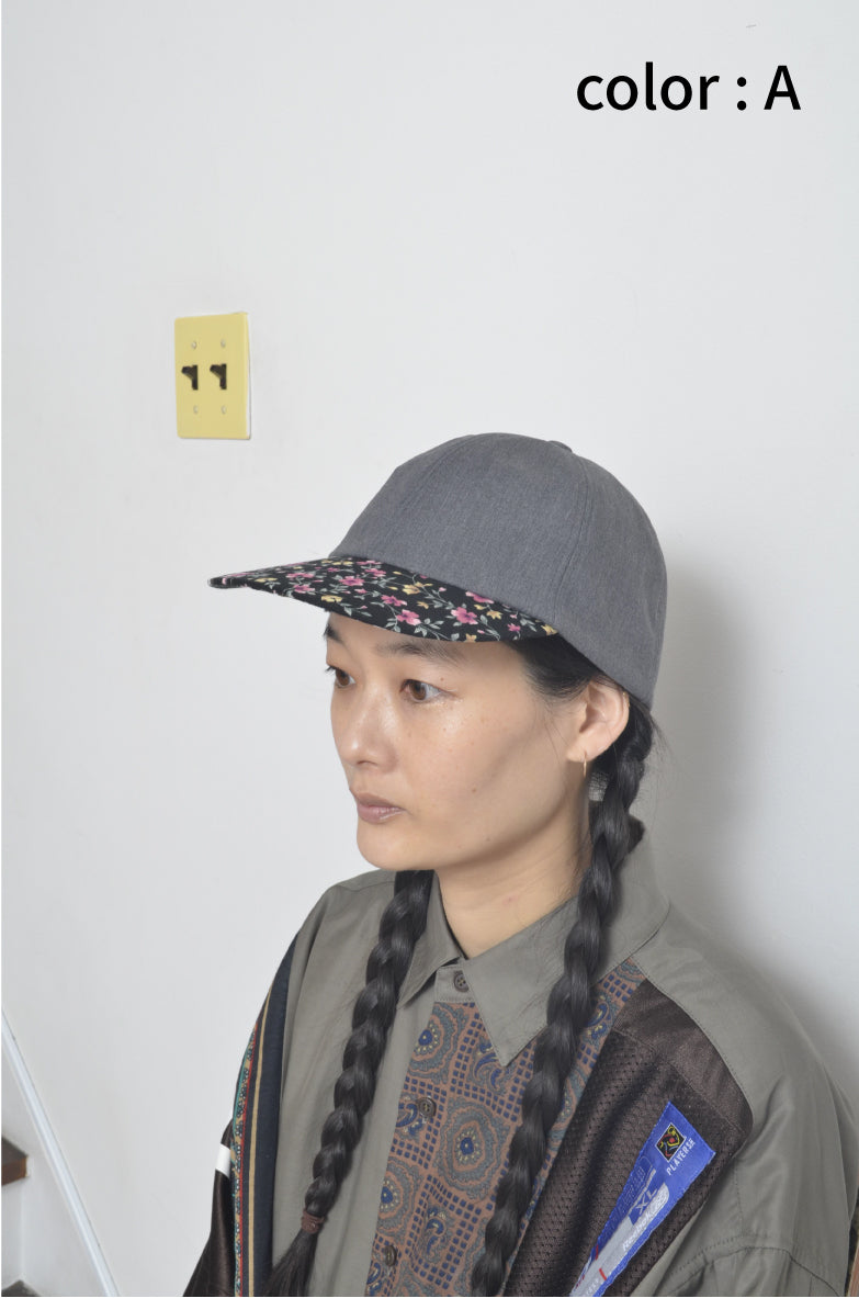 CUT AND CONNECTED TWILL CAP