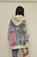 Load image into Gallery viewer, PRINT HOODY(GRY/CAT)_01
