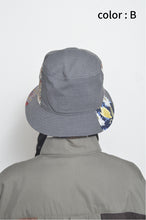 Load image into Gallery viewer, CUT AND CONNECTED TWILL BUCKET HAT
