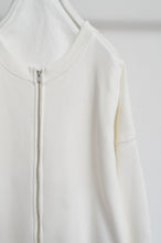 Load image into Gallery viewer, ZIP UP SWEAT OP WHT / 01
