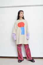 Load image into Gallery viewer, SWITCHING SLEEVE L/S T_ 01 / BEIGE*Mi
