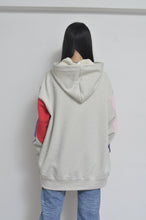 Load image into Gallery viewer, CUT AND CONNECTED BACKPILE HOODIE / CRAZY
