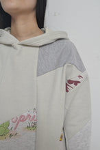 Load image into Gallery viewer, CUT AND CONNECTED BACKPILE HOODIE / GRAY
