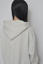 Load image into Gallery viewer, CUT AND CONNECTED BACKPILE HOODIE / GRAY

