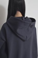 Load image into Gallery viewer, CUT AND CONNECTED BACKPILE HOODIE / DARK
